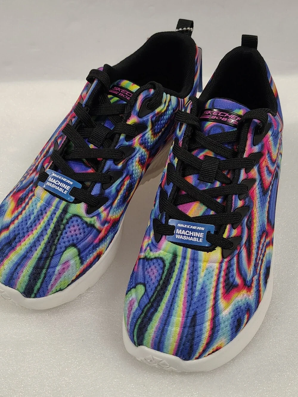 NWT Skechers BOBS Buno ~Groove Master Wild Psychedelic Trainer Sneaker Women's 7